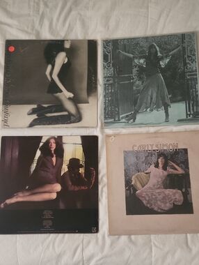 Carly Simon 4 Vintage Vinyl Record Set